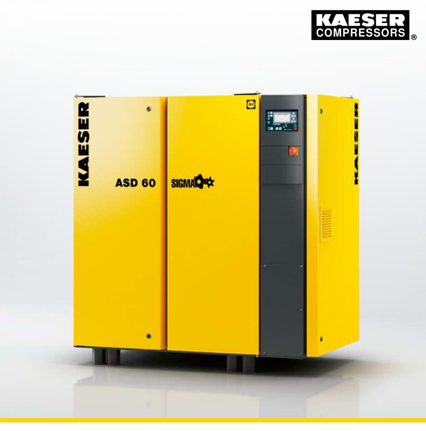 Kaeser rotary screw compressor from supplied catalogue